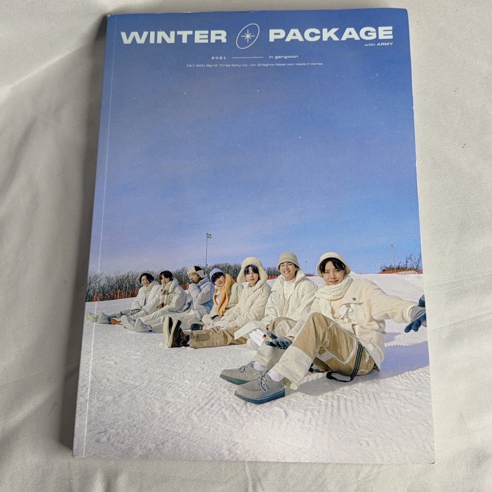 BTS 2021 Winter Package In Gangwon Photobook Only Official Kpop Merch Album